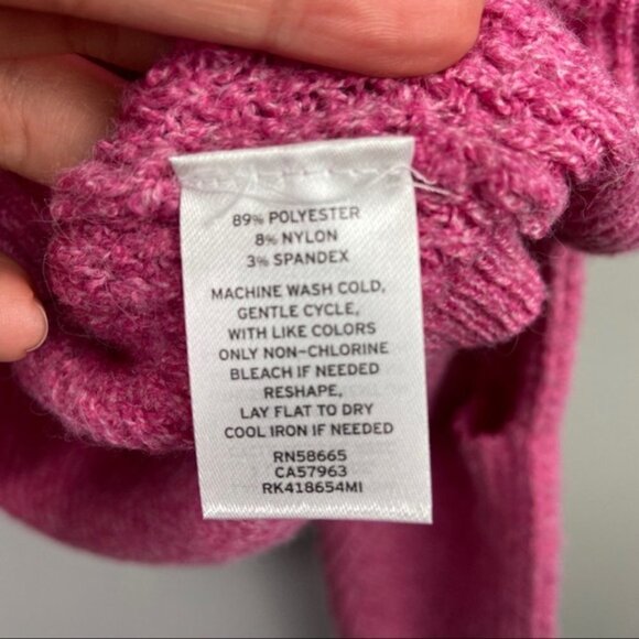 NWT Abound pink‎ women’s knit sweater SMALL - Picture 4 of 7